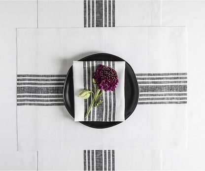 Solino Home Stripe Linen Table Runner 108 Inches Long - Image 9