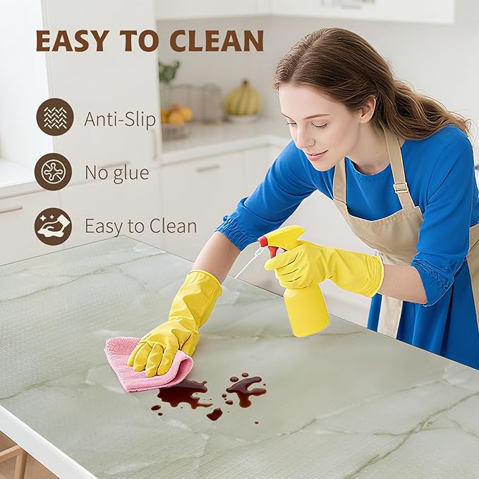 2-Layer Drawer and Shelf Liner for Kitchen Cabinet: 17.3in X 20Ft Non Slip - Image 4