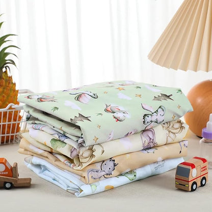 VitalCozy 4 Pcs Watercolor Dragon Bassinet Sheets 32 x 16 x 3 Inches Dragon - Image 7