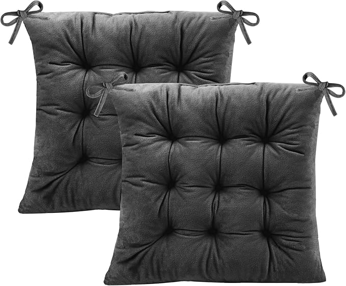 2 Pack Square Seat Cushion Chair Pads by MissSoul