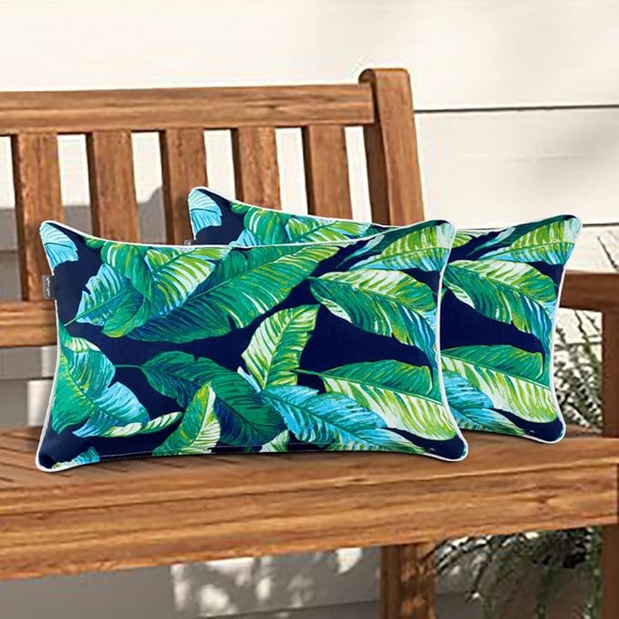 Magpie Fabrics Set of 2 Lumbar Throw Pillow - Image 3