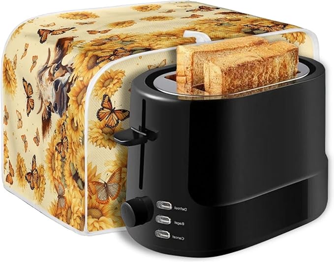 Sunflower Butterfly Butterfly Printed Toaster Cover - Image 7