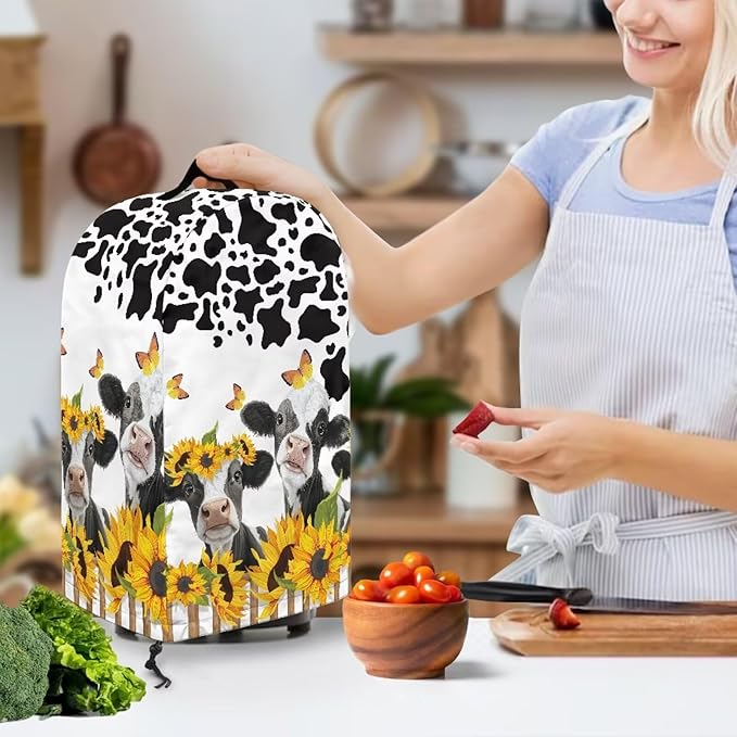 Cow Sunflower Blender Dust Covers - Image 3