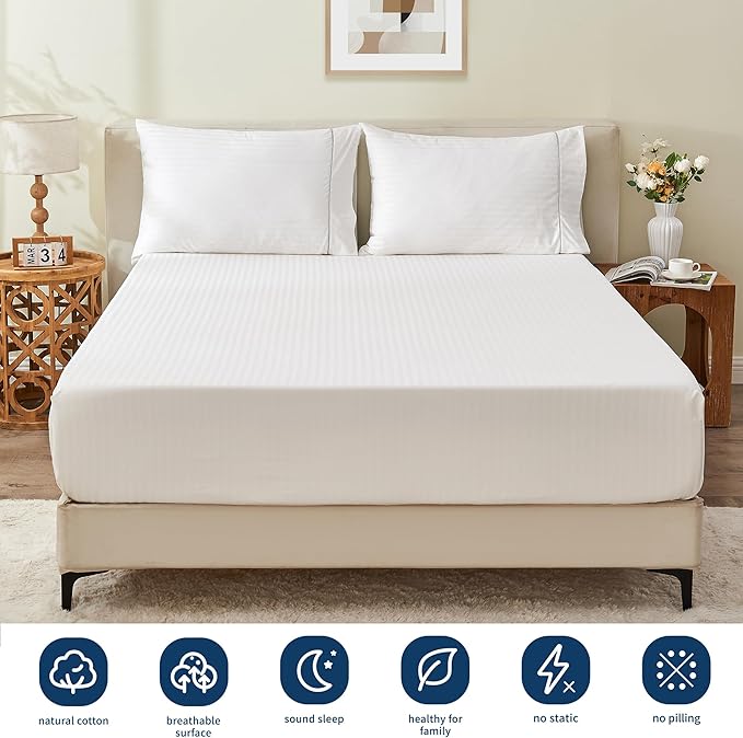Sunflower Queen Fitted Sheet, 1-Piece Extra Deep Pocket Fitted Bottom Sheet 22" - Image 3