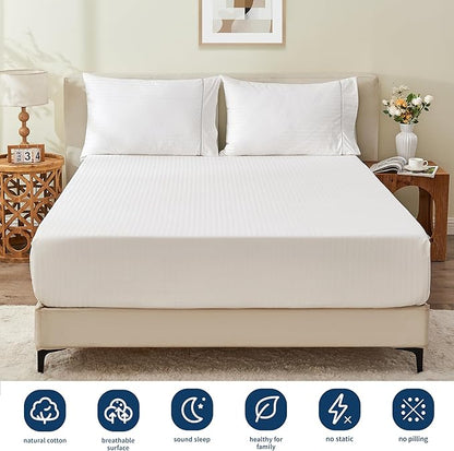 Sunflower Queen Fitted Sheet, 1-Piece Extra Deep Pocket Fitted Bottom Sheet 22" - Image 3