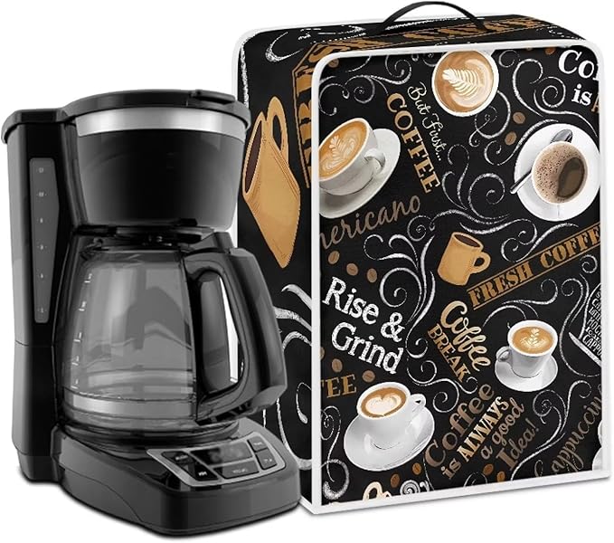 Mumeson Delicious Coffee Coffee Maker Cover Mixers Small Kitchen Machine Cover by Mumeson