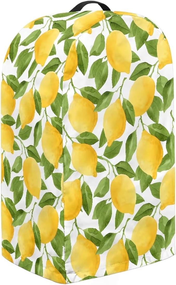 Lemon Leaf Print Countertop Blender Cover - Image 4