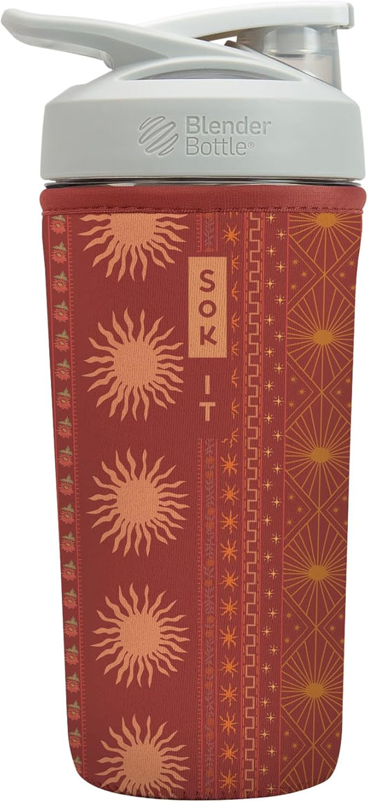 Sok It BotlSok Protein Blender Shaker Bottle Sleeve Insulated Neoprene Cover by SokIt