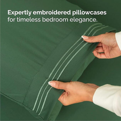 Queen Size 4 Piece Sheet Set - Image 6