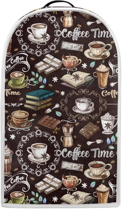 Talayituse Coffee Chocolate Book Print Blender Dust Cover by Unknown