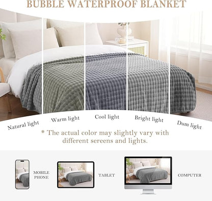 Waterproof Blanket for Bed Couch Sofa Car, Soft Leakproof Dog Blanket - Image 7