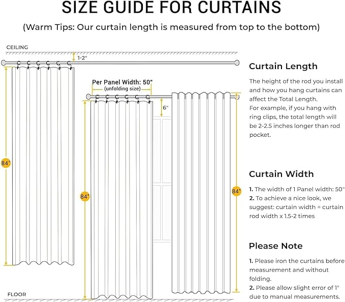 INOVADAY 100% Blackout Curtains - Image 6