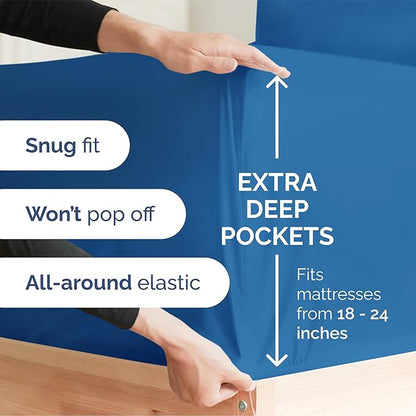 Extra Deep Pocket Full Sheets - Image 3