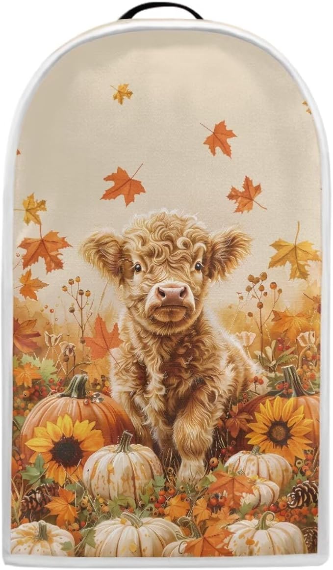 Highland Cow Blender Cover for Kitchen Small Appliance Dust Cover Fall Kitchen - Image 6
