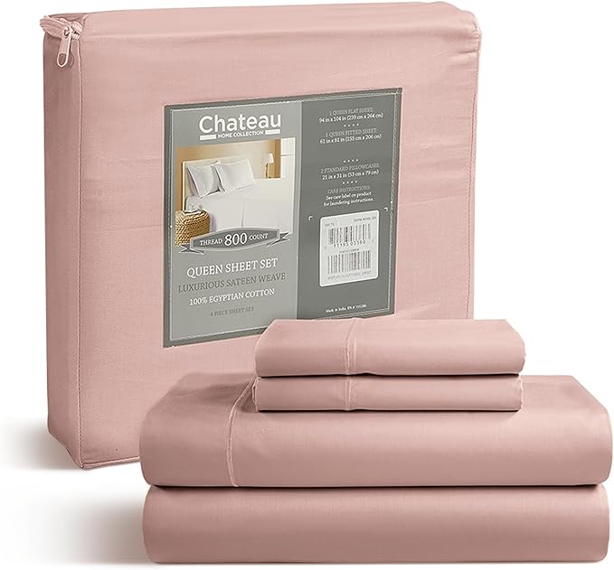 King Sheets Deep Pocket, 100% Egyptian Cotton Sheets - Image 2