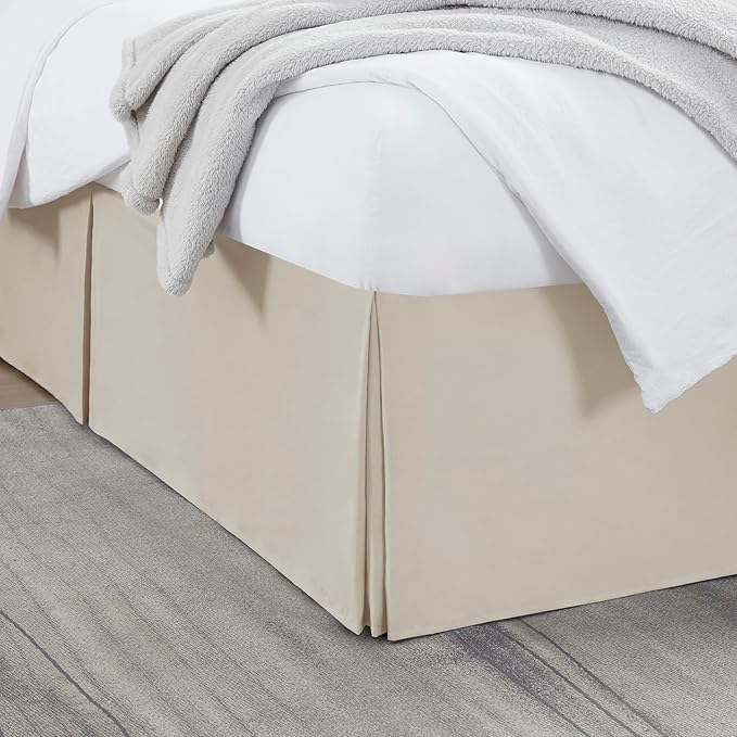 Nestl Linen Bed Skirt Queen Size by Nestl