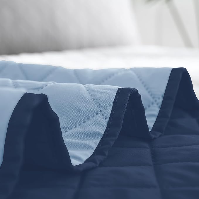 Easy-Going Twin Size Reversible Quilt Set - Image 6