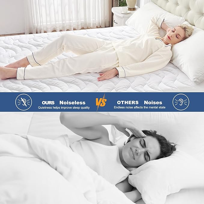 GRT Twin Mattress Protector, 100% Waterproof Mattress Protector Twin - Image 4