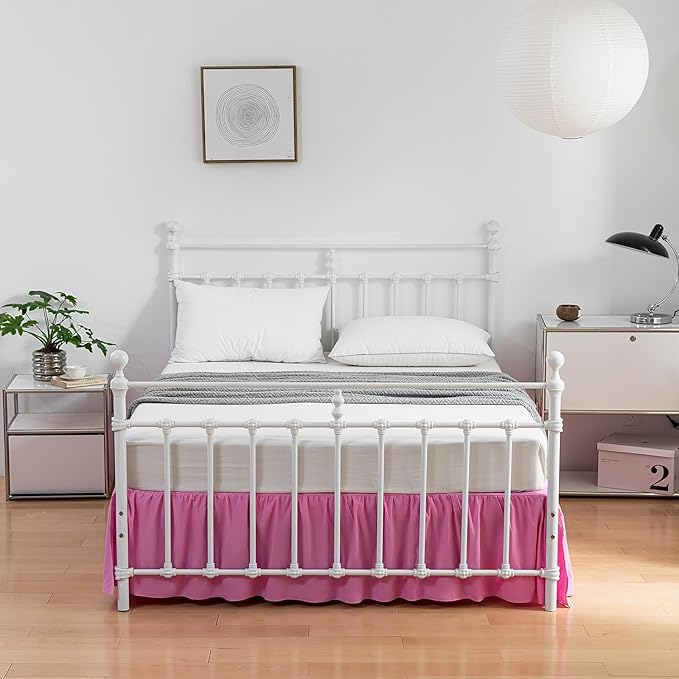 Bed Skirt Queen Size Ruffled Bed Skirt - Image 5