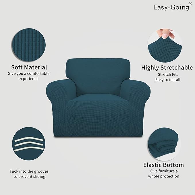 Easy-Going Stretch Chair Sofa Slipcover 1-Piece Couch Sofa Cover Furniture - Image 3