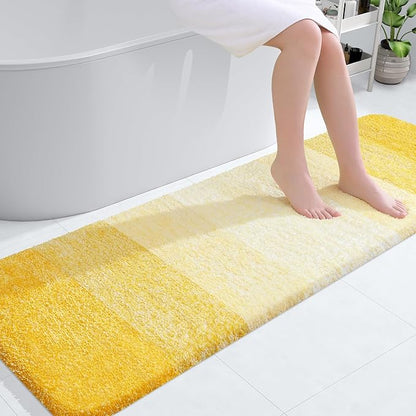 OLANLY Bathroom Runner Rugs 59x20, Extra Soft Absorbent Microfiber Bath Rugs by OLANLY