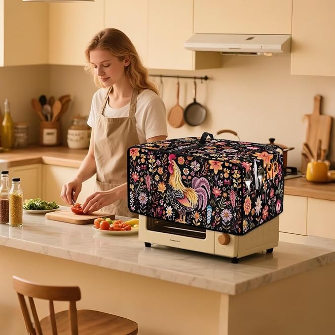 Microwave Oven Cover Air Fryer Toaster Oven Dust Cover - Image 3