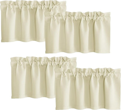 NICETOWN 4 Panels Kitchen Valance by NICETOWN