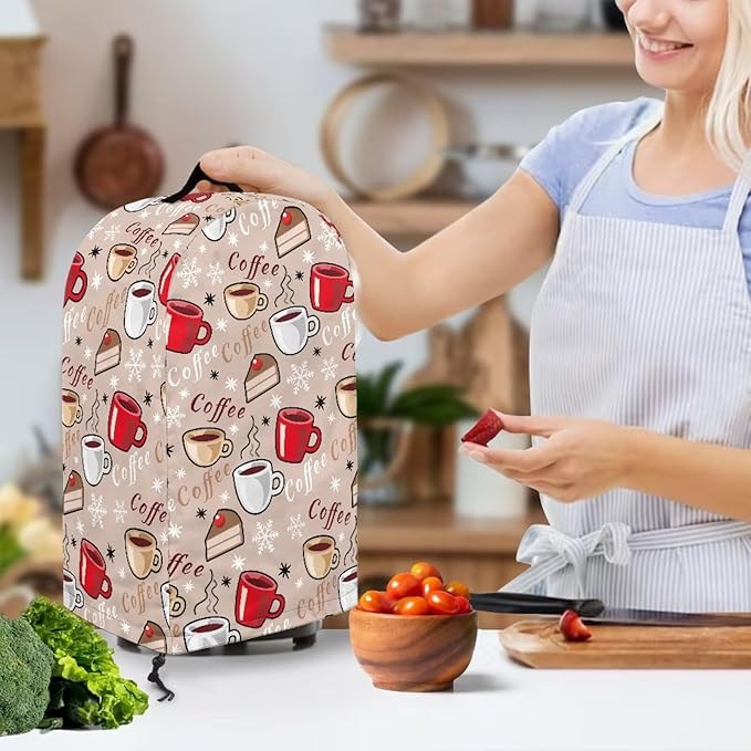 Coffee Cake Coffee Machine Dust Cover Mixer Hood Cover Blender Covers - Image 3