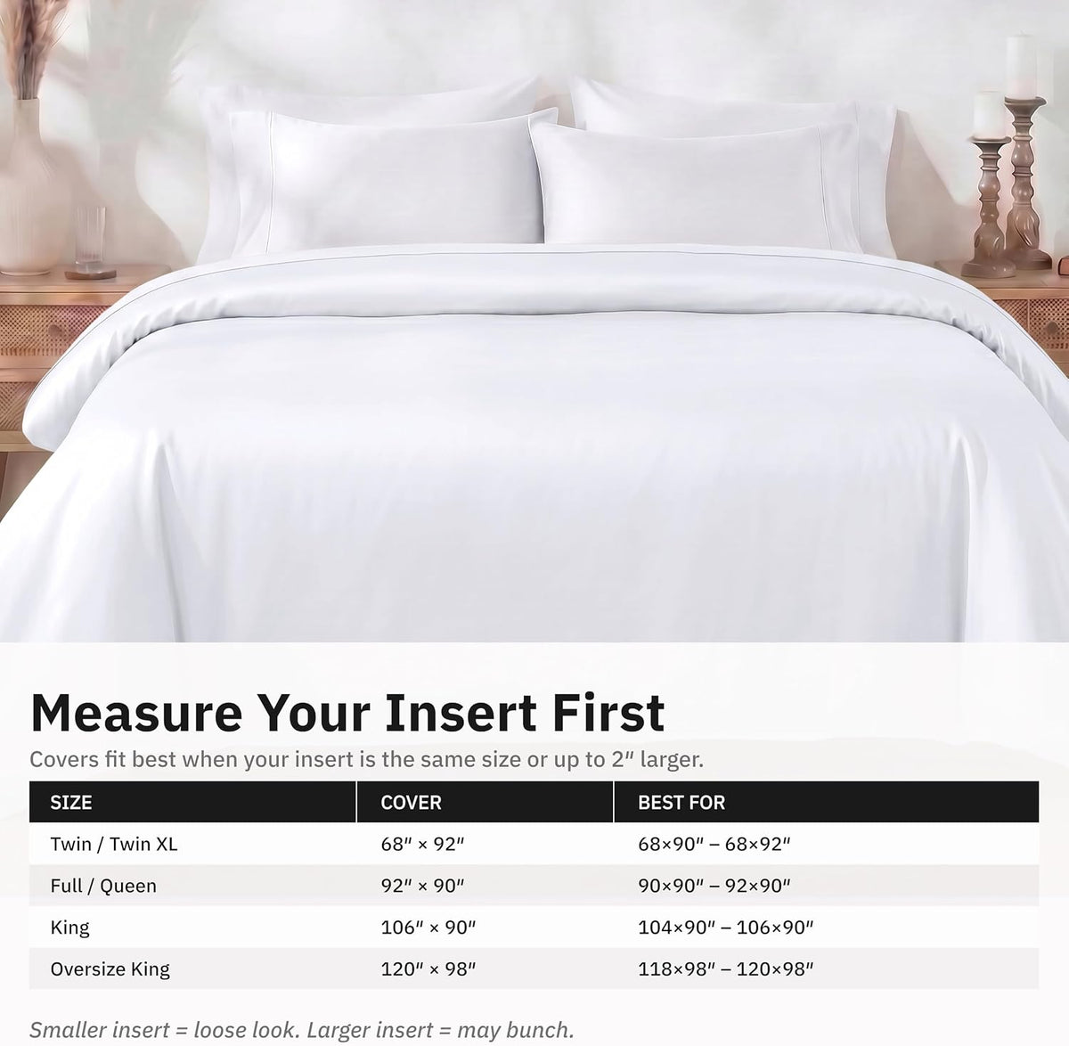 california design den luxury twin xl duvet covers showing dimensions