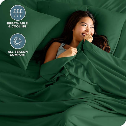 Bare Home Split Head Flex King Sheet Set - Image 4