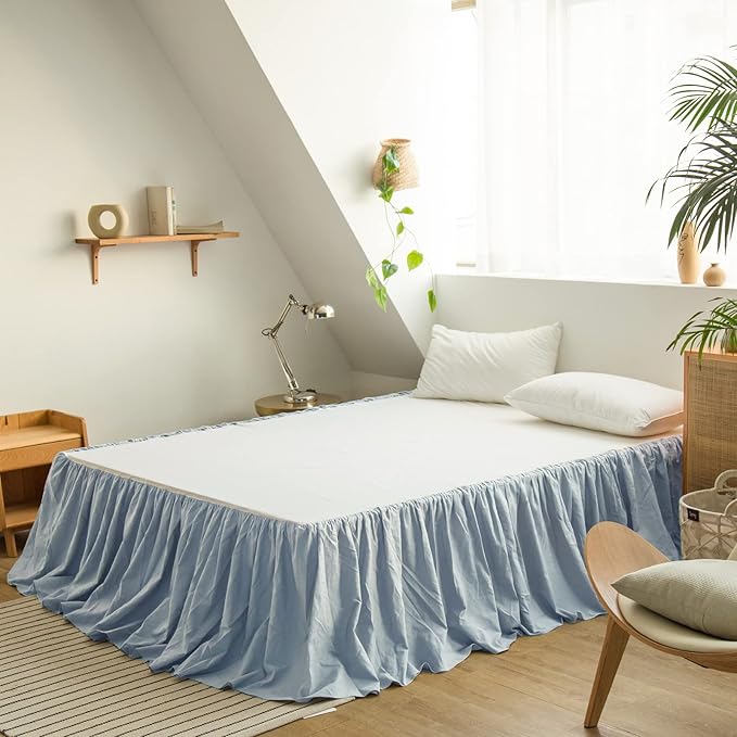 BISELINA French Linen Bed Skirt by BISELINA