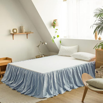 BISELINA French Linen Bed Skirt by BISELINA