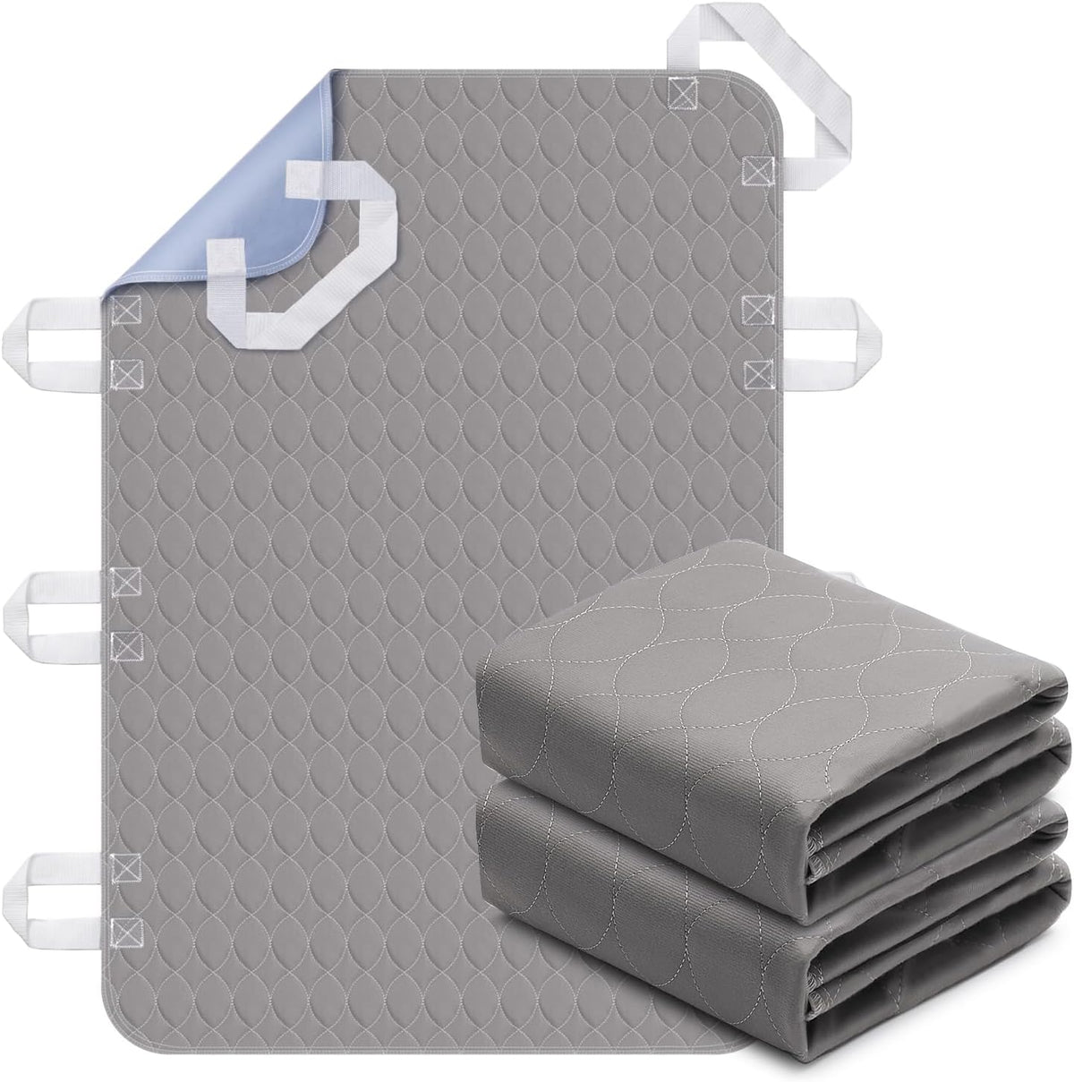 positioning bed pad with handles, 8 sturdy handle, main product view