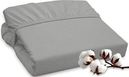 ROYALE LINENS 300 Thread Count 100% Long Staple Combed Cotton Fitted Sheet by ROYALELINENS