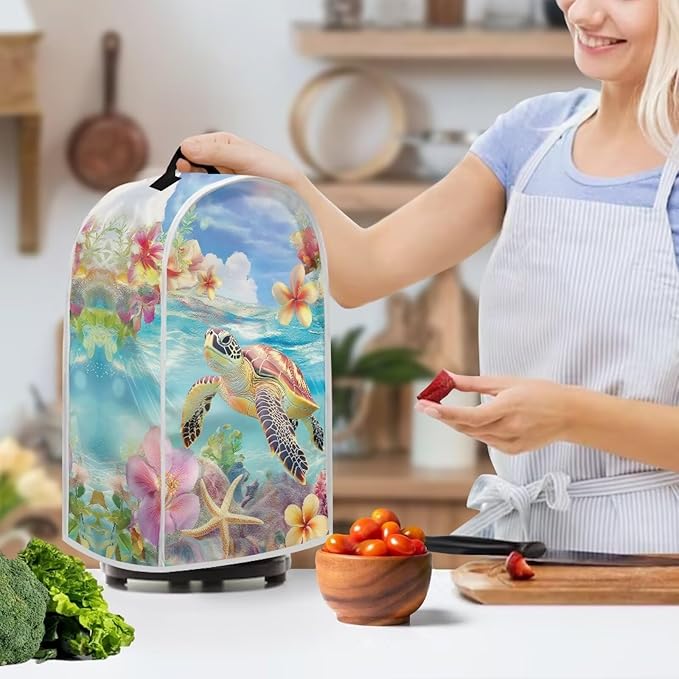 Eggplant Turtle Blender Covers for Kitchen Counter - Image 2