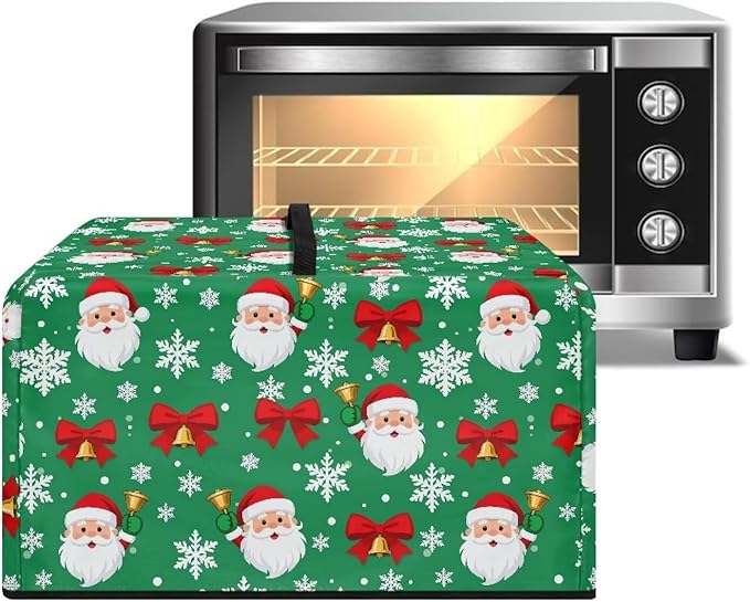 Microwave Oven Dust Cover, Christmas Santa Claus Heat-Resistant Waterproof - Image 2