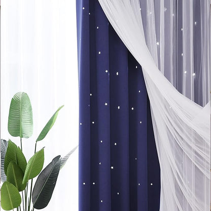 Kinryb Kids Star Cutout Curtains - Image 8