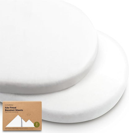 2-Pack Baby Bassinet Sheets Girl, Boy by KeaBabies