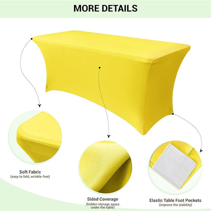 Obstal 6ft Stretch Spandex Table Cover - Image 3