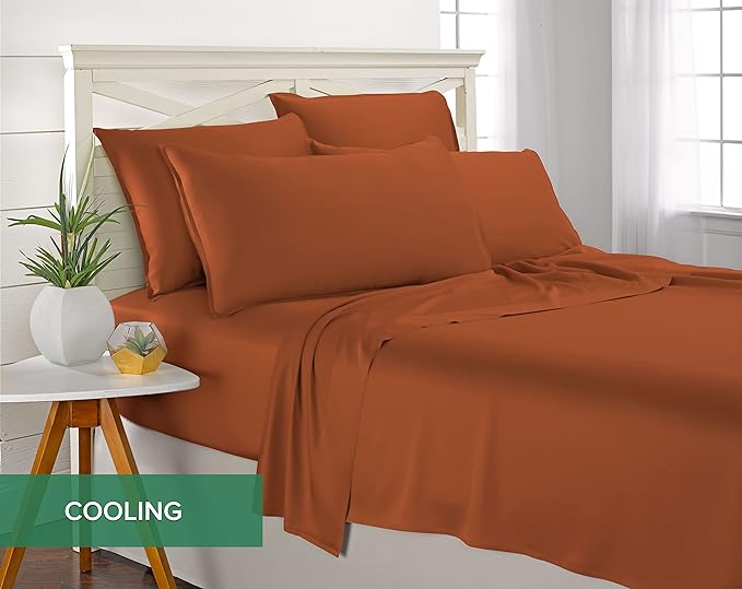 Pure Bamboo California King Sheets, Genuine 100% Organic Viscose Derived from - Image 5