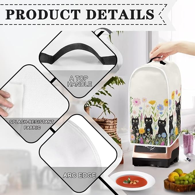 Blender Covers For Kitchen Food Processor Cover Blender Cover Dust Cover Print - Image 4