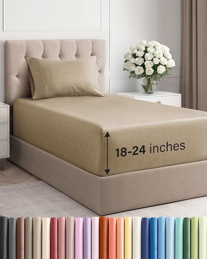 Extra Deep Pocket Twin Sheets by CGKUnlimited