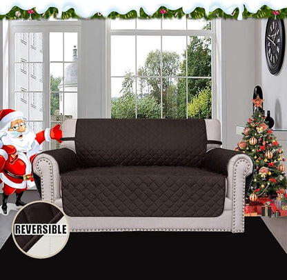Easy-Going Reversible Loveseat Couch Cover - Image 2