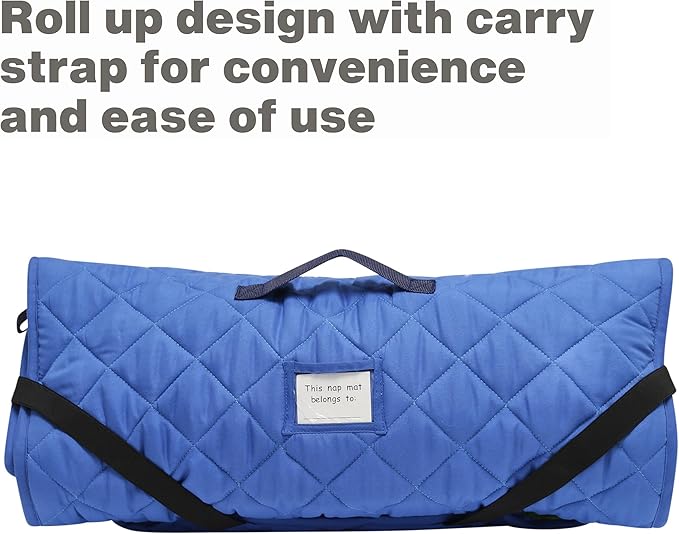 EVERYDAY KIDS Cute Preschooler and Toddler Cot Nap Mat - Image 8