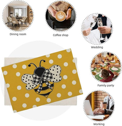 Bumble bee Placemats Set of 4 - Image 8