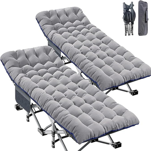 ABORON 2PK XXL Camping Cot for Adults 900LBS by ABORON