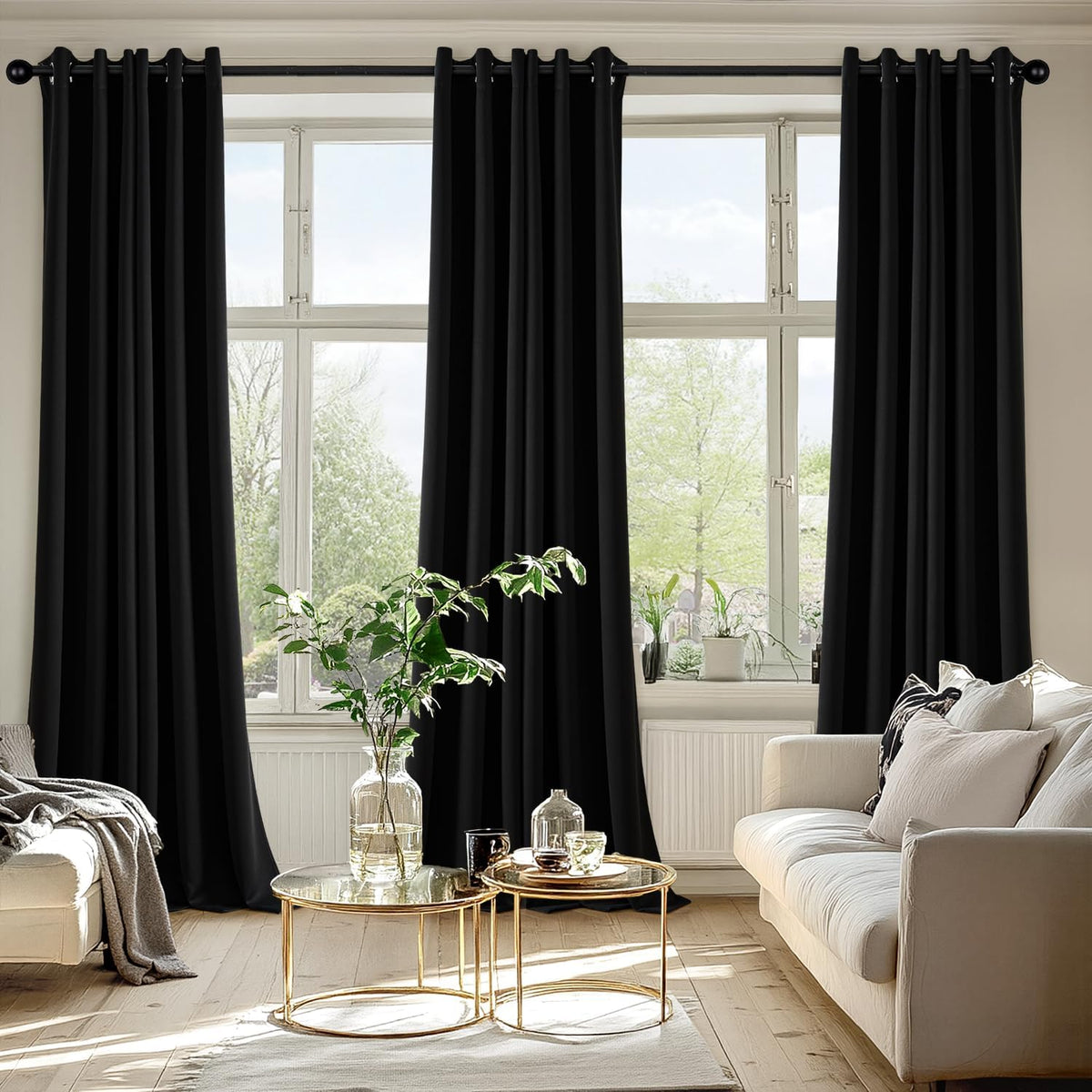 miulee blackout curtains for bedroom 2 panels 40, package contents
