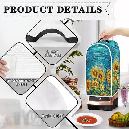 Sunflower Pattern Blender Dust Cover - Image 4