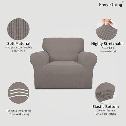 Easy-Going Stretch Chair Sofa Slipcover 1-Piece Couch Sofa Cover Furniture - Image 3