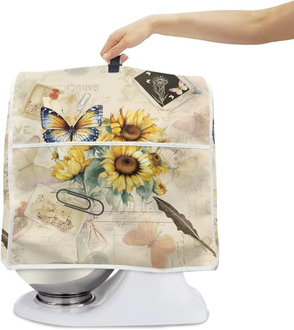 Sunflower Butterfly Stand Mixer Cover Compatible - Image 2